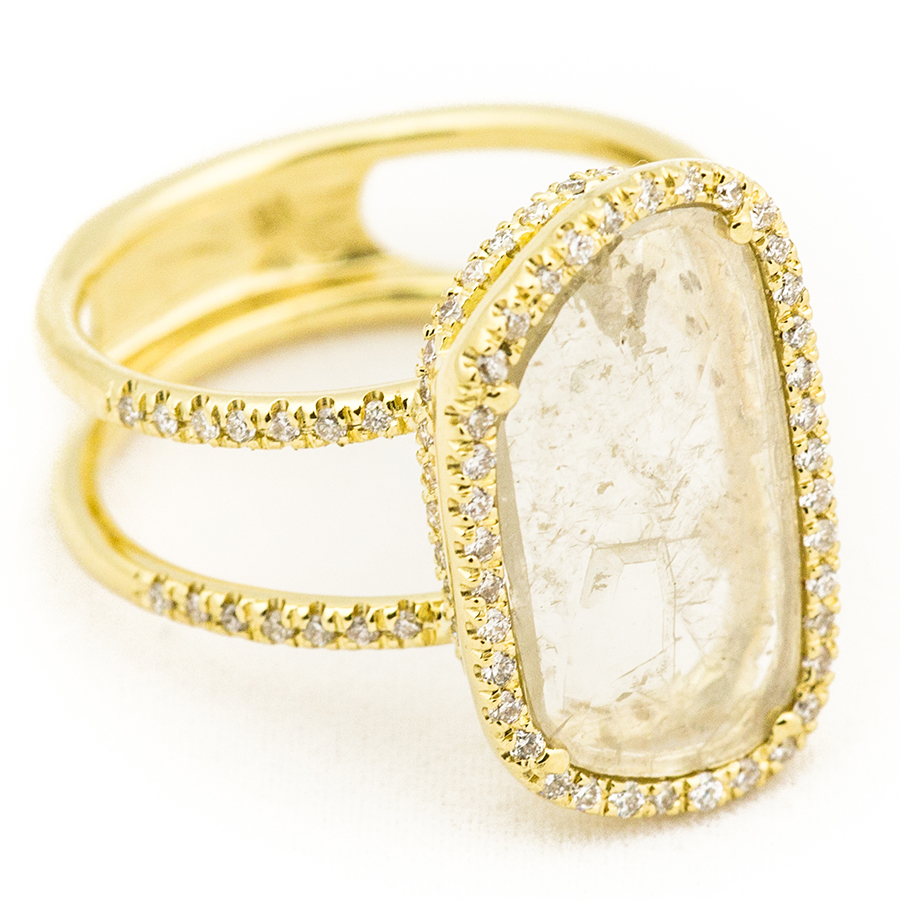 Boudov gold diamond ring