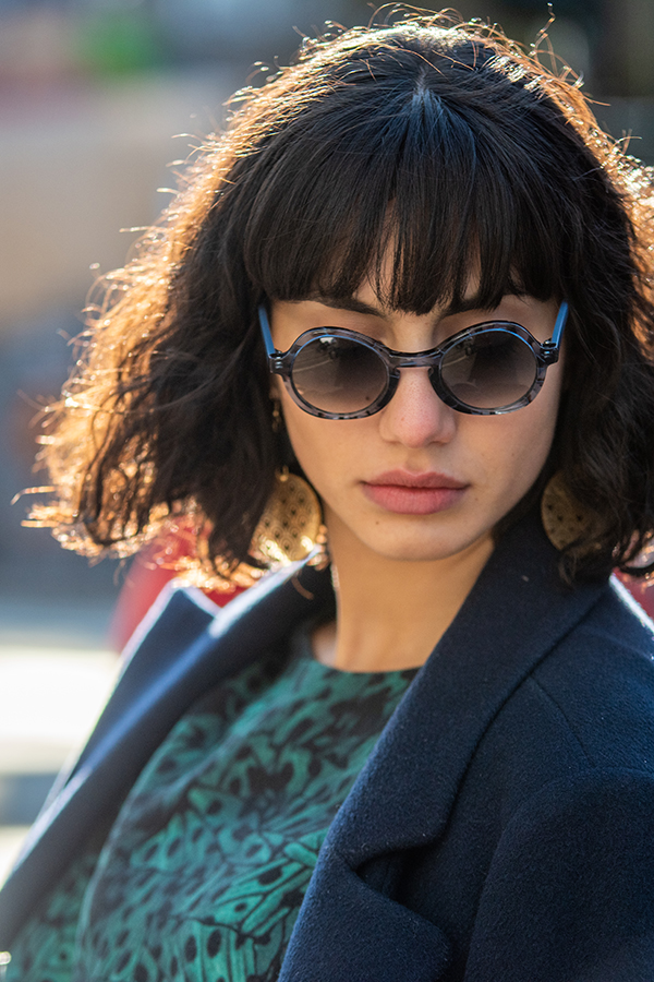 woman wearing sunglasses